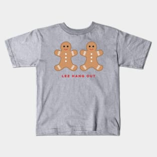 Lez Hang Out Ginger Couple Kids T-Shirt